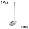 Filter Scoop Fat Skimmer Stainless Steel Fine Mesh Strainer Slotted Spoons Separator Ladle Cooking Strainer Kitchen Tool