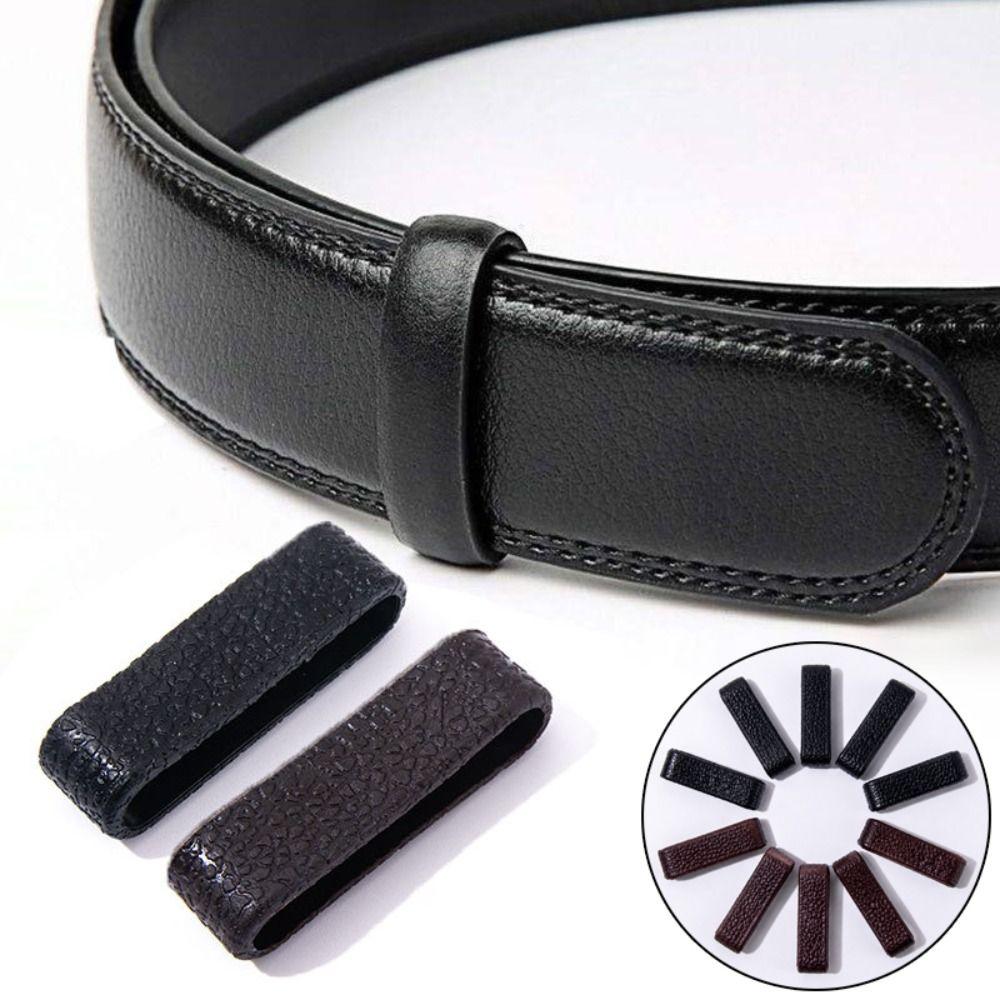 TPU Leather Belt Loop Holder DIY Belt Ring Durable Belt Keeper Loops  for 30-38mm Belts