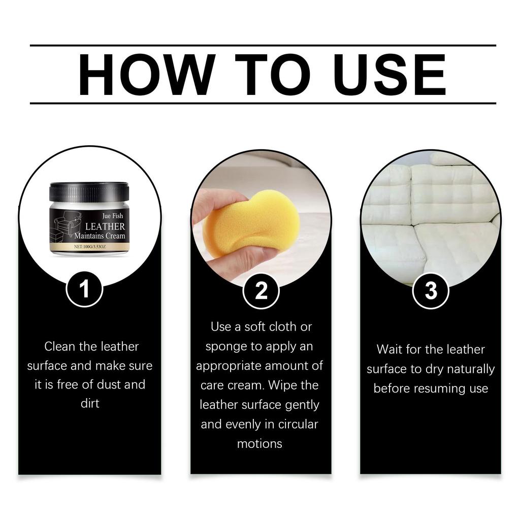 Leather Repair Cream Leather Care Cream Sofa Car Seat Multifunctional Leather Repair Cream