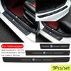 Hijk1 Car Door Sill Plate Sticker Anti-scratch Strip Trunk Protection Decals for VW Polo Golf Passat Touran Bora Beetle Jetta Tiguan
