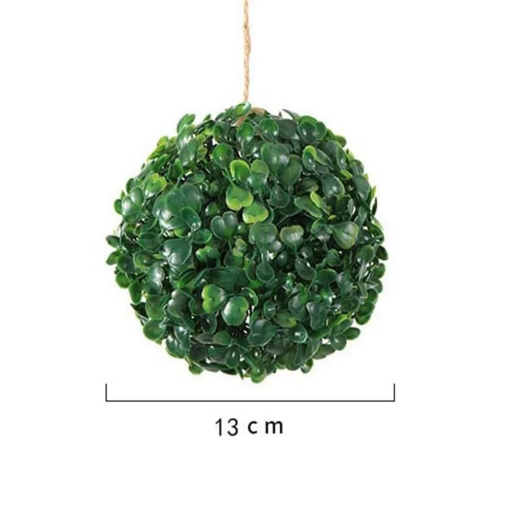 

New Artificial Milan Grass Ball Simulation Green Plants Ball Fake Flower For Wedding Home Garden Outdoor Fake Plants DIY Decorat