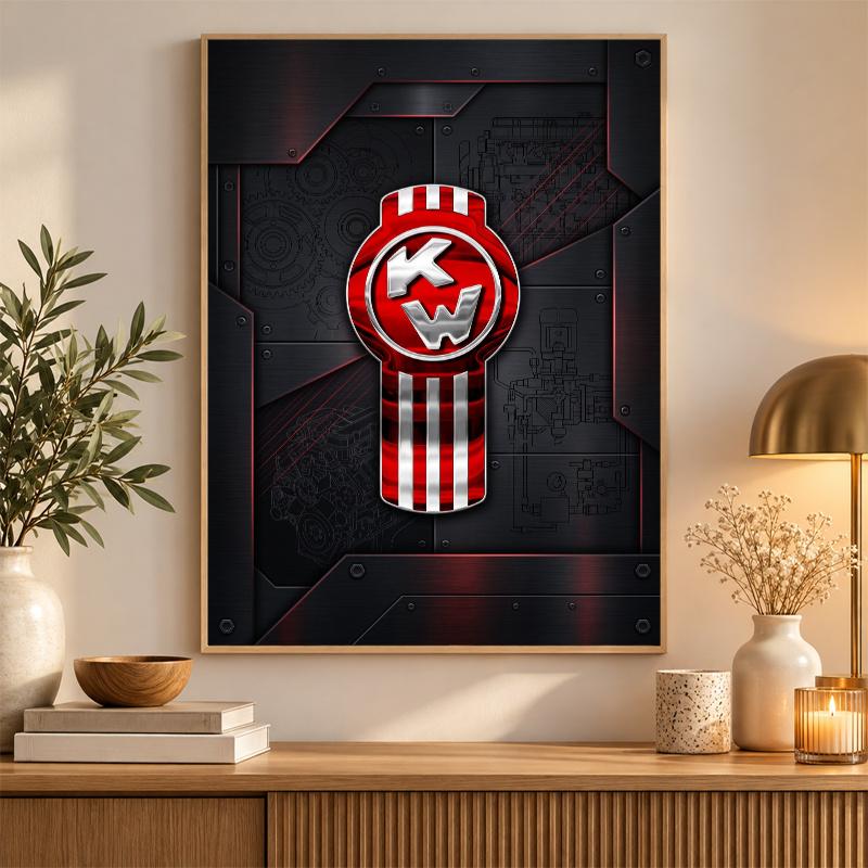 Kenworth Diamond Painting Kit 5D Full Drill DIY Diamond Mosaic Wall Art Home Decor