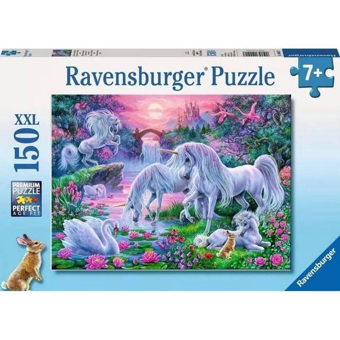 Puzzle 150 pièces Pièces XXL - Licornes au Coucher du Soleil