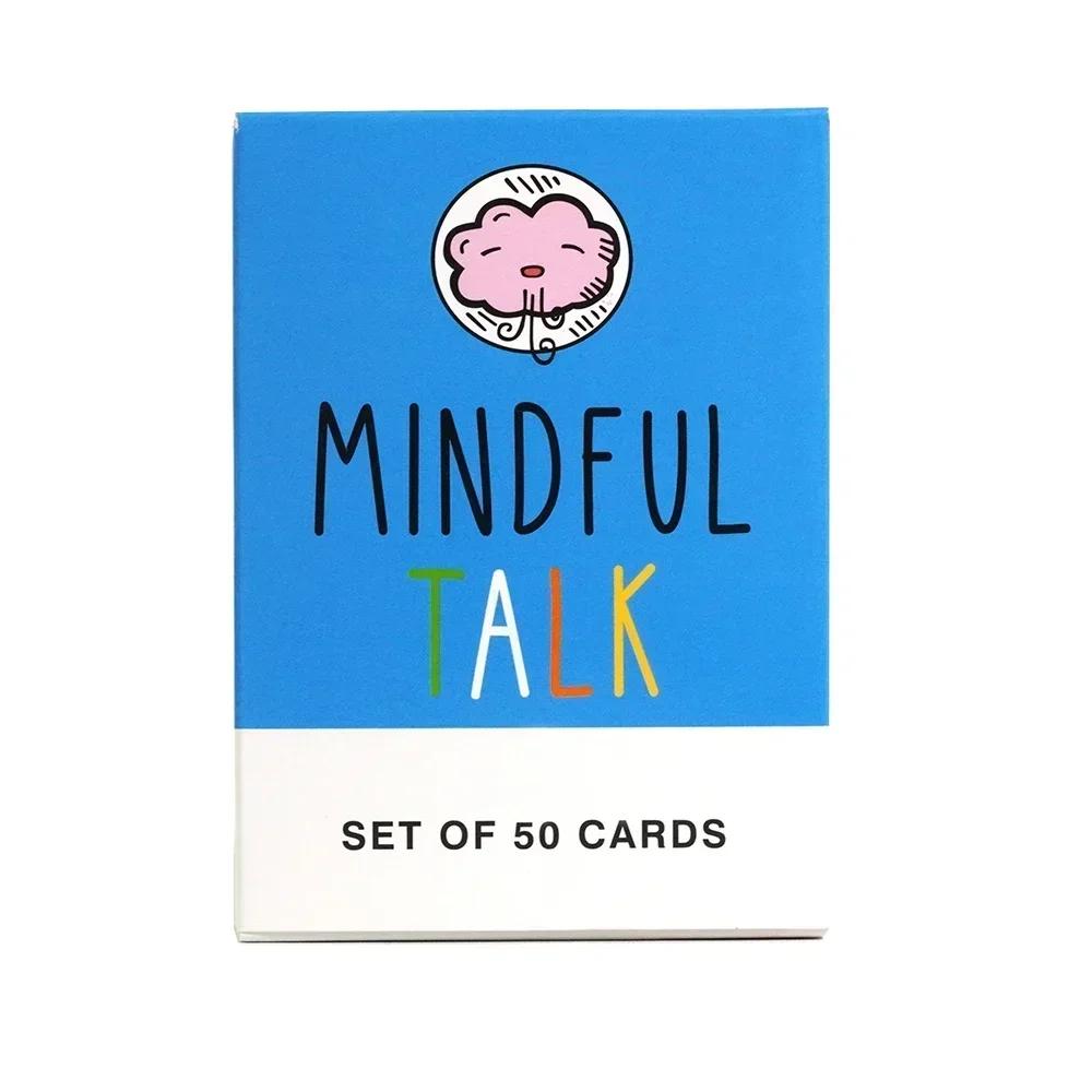 Mindfulness Talk Card Game Kids Mindful Cards for Children and Parents