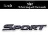 Highlander SPORT Side Door, Trunk, and Metal Modification Badges Set