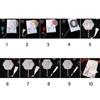 Clothing Acceessories Home Decoration With Tassel Long Handle Chinese Retro Style Embroidery Handheld Fan Pearl Edging