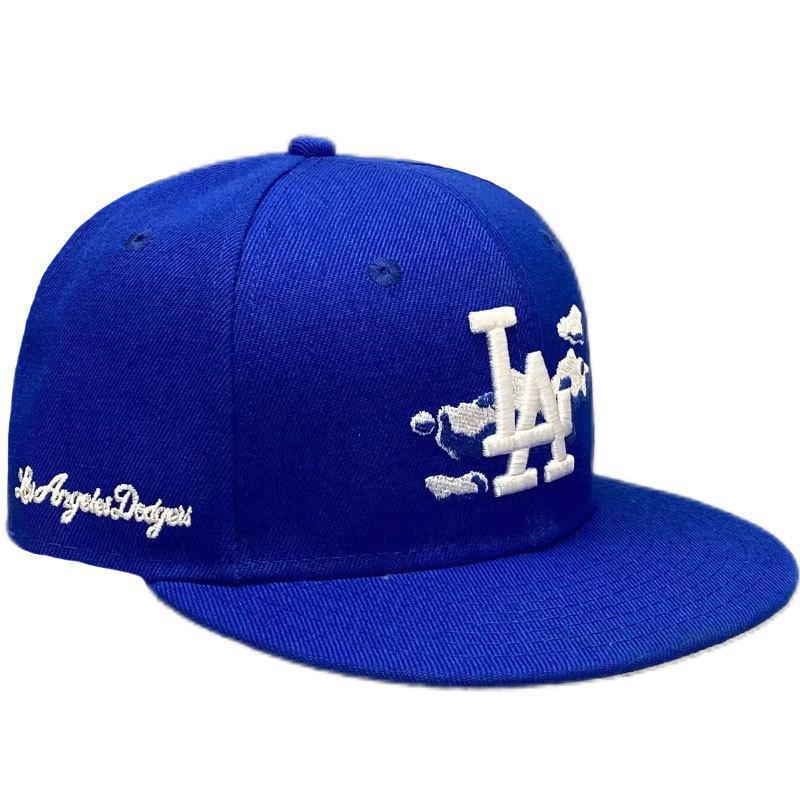 Baseballkappe für Männer und Frauen, vollständig geschlossene Baseballkappe, flachkrempige Kappe für Männer, nicht verstellbare Nummernkappe, bestickte Kappe