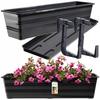 Balcony Box 60 Cm Flower Pot Planter For Flowers Stand Holders Balcony