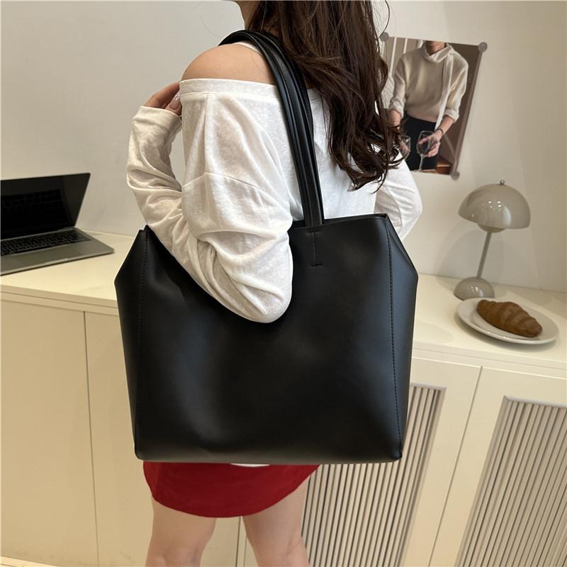 Nouveau sac de courses grande capacité, sac cabas, sac à bandoulière haut de gamme pour femme, sac seau polyvalent à porter sous le bras ou en bandoulière