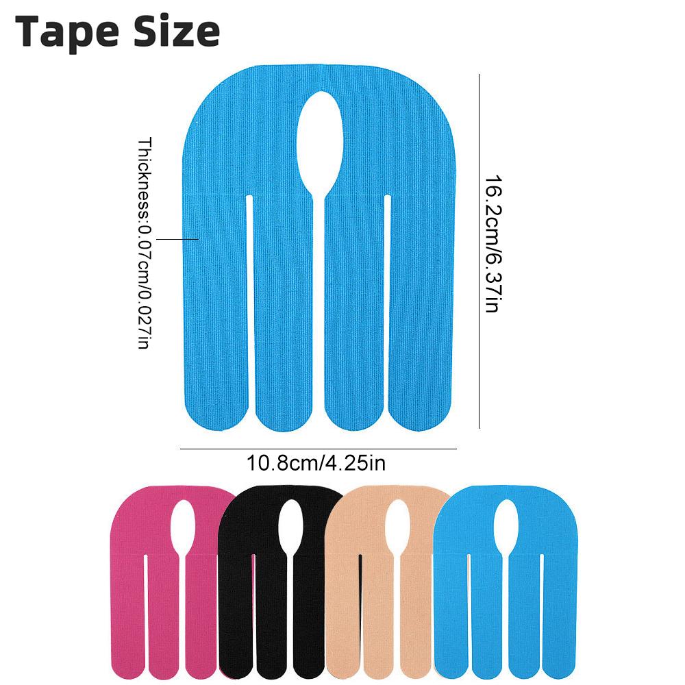 5Pcs Precut Kinesiology Tape For Wrists, Wrist Support & Stability, Wrist Pain Relief Athletic Tape - Waterproof & Elastic Tapes