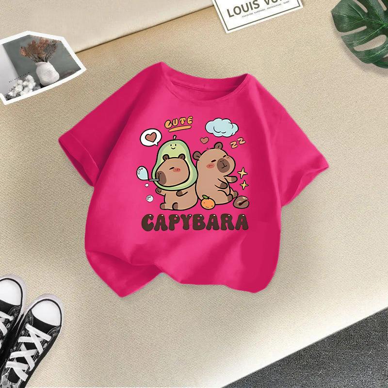 Children's Casual Short-sleeved T-shirt - Summer Boys' And Girls' Cute T-shirt