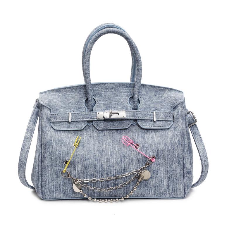 

Сумка большой вместимости Женская новая модная универсальная сумка-мессенджер Сумка Small синий