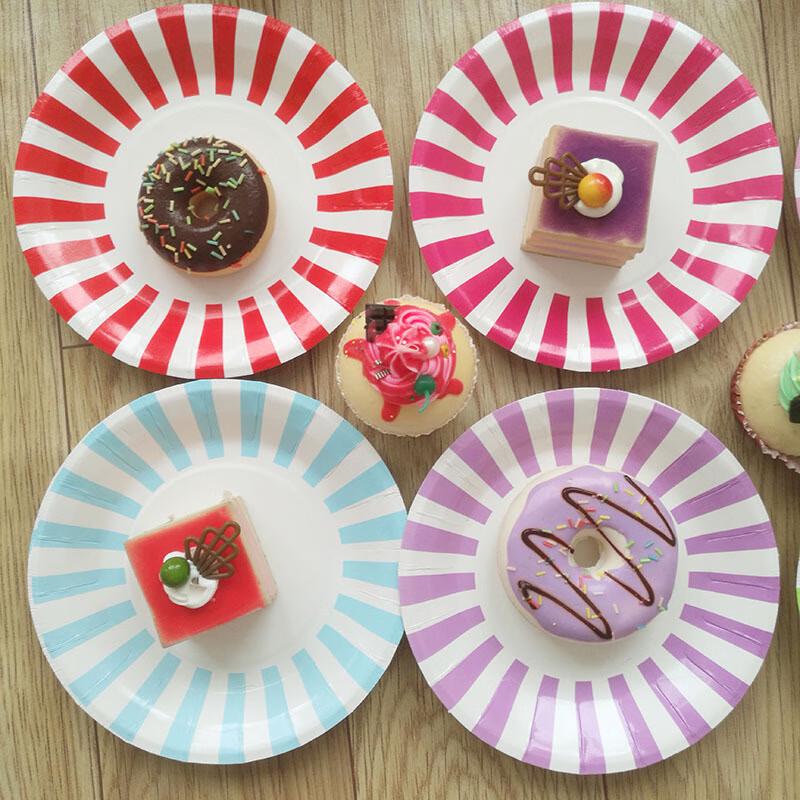 Disposable Party Paper Plates (9-inch)