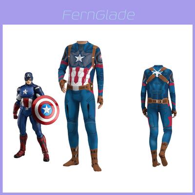 Costum Jumpsuit Cosplay Căpitanul America Copii Băieți Pentru Petreceri Și Mai Mult!