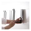 Yamazaki Jitsugyo Tower Magnetic Bath Lid Holder (Folding Black 9943)