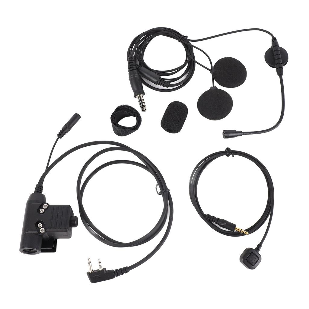 U94 PTT Adapter Excellent Sound Quality Signal Stability Comfortable Motorcycle Headset Kit for