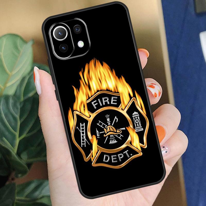 Firefighter Heroes Fireman Case For Xiaomi 15 14 Ultra 13T 14T 15T Pro 17 Pro Max POCO X7 X5 X6 F5 F6 F7 F8 Pro Coque