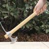 Piccozza a doppia testa in acciaio inossidabile con manico in legno allentare il terreno scavare zappa piccozza multifunzionale attrezzi da giardinaggio