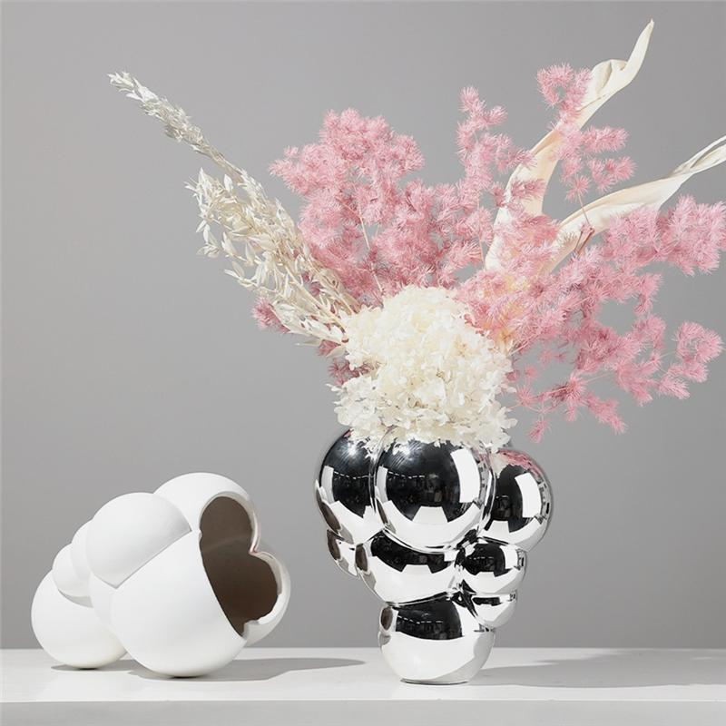 M-Modern-Ins Nordic Bubble Cloud Vase Handicraft Decoration Vase