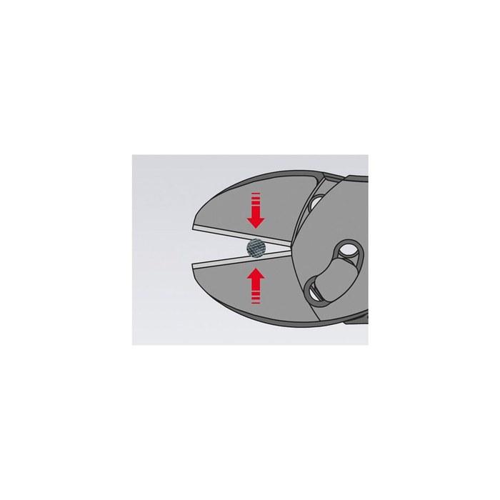Knipex 7372-180F TwinForce Pliers with Spring, Black