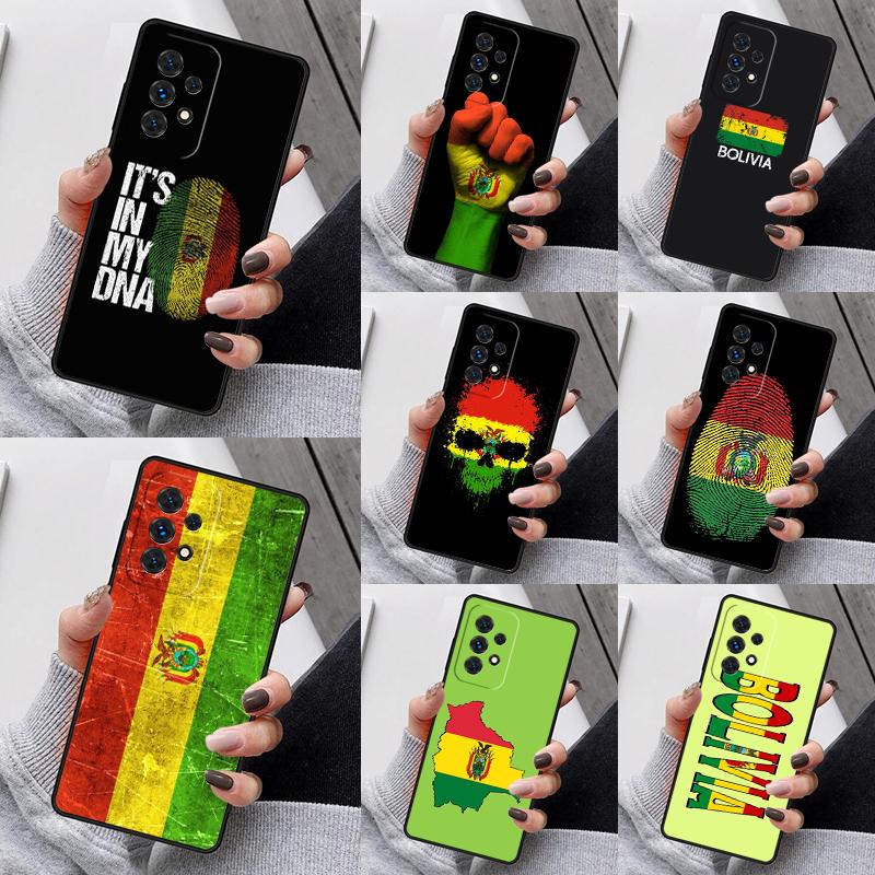 Bolivia Flag Art Phone Case For Samsung Galaxy S25 S23 S30 S8 S21 S20 FE S24 S22 Note 10 20 Plus lite Ultra