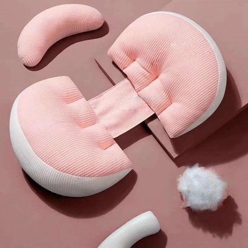 U Shaped Maternity Pillow - Full Body Support for Pregnant Women, Comfortable Belly Back Hip Pain Relief for Side Sleepers