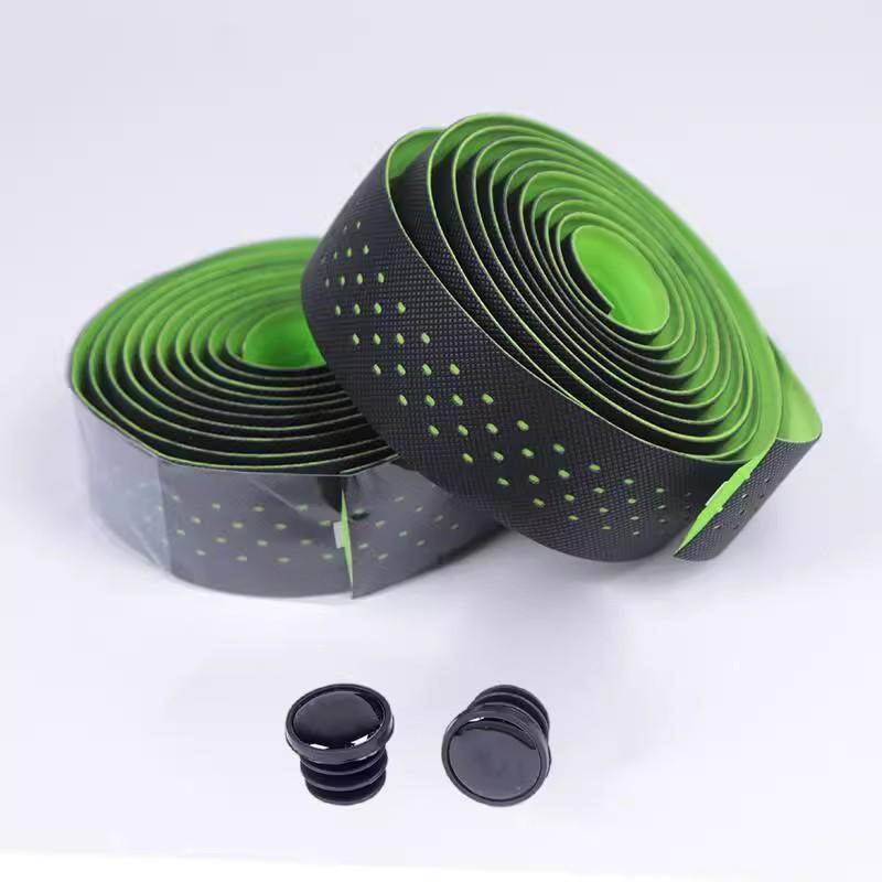 Bandă de ghidon anti-alunecare cu absorbție a șocurilor: Înveliș confortabil, rezistent la uzură, respirabil din silicon pentru biciclete de șosea și cu pinion fix