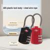 3-Digit TSA Approved Padlock for Luggage, Backpack, Drawer, and Storage