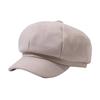 Cotton Beret Hat Windproof Painter Caps Casual Octagonal Newsboy Cap  Autumn Winter