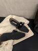 2025 Winter New Korean Version Bow Inner Height Increase Versatile Commuter Square Head Inner Velvet Single Shoes Cotton Shoes