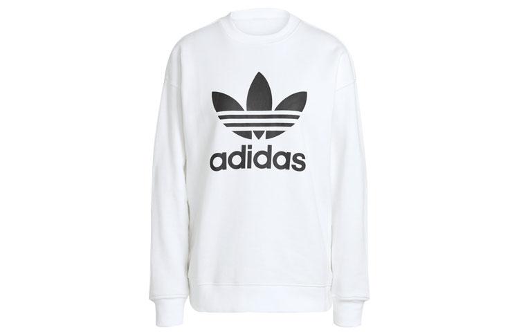 Adidas Originals TREFOIL CREW Sweatshirt Women s White GN2961 32