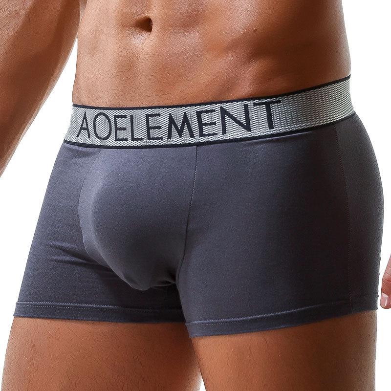 Men's Anti-Displacement U-Convex Varicocele Boxer Briefs with Scrotal Support Pouch