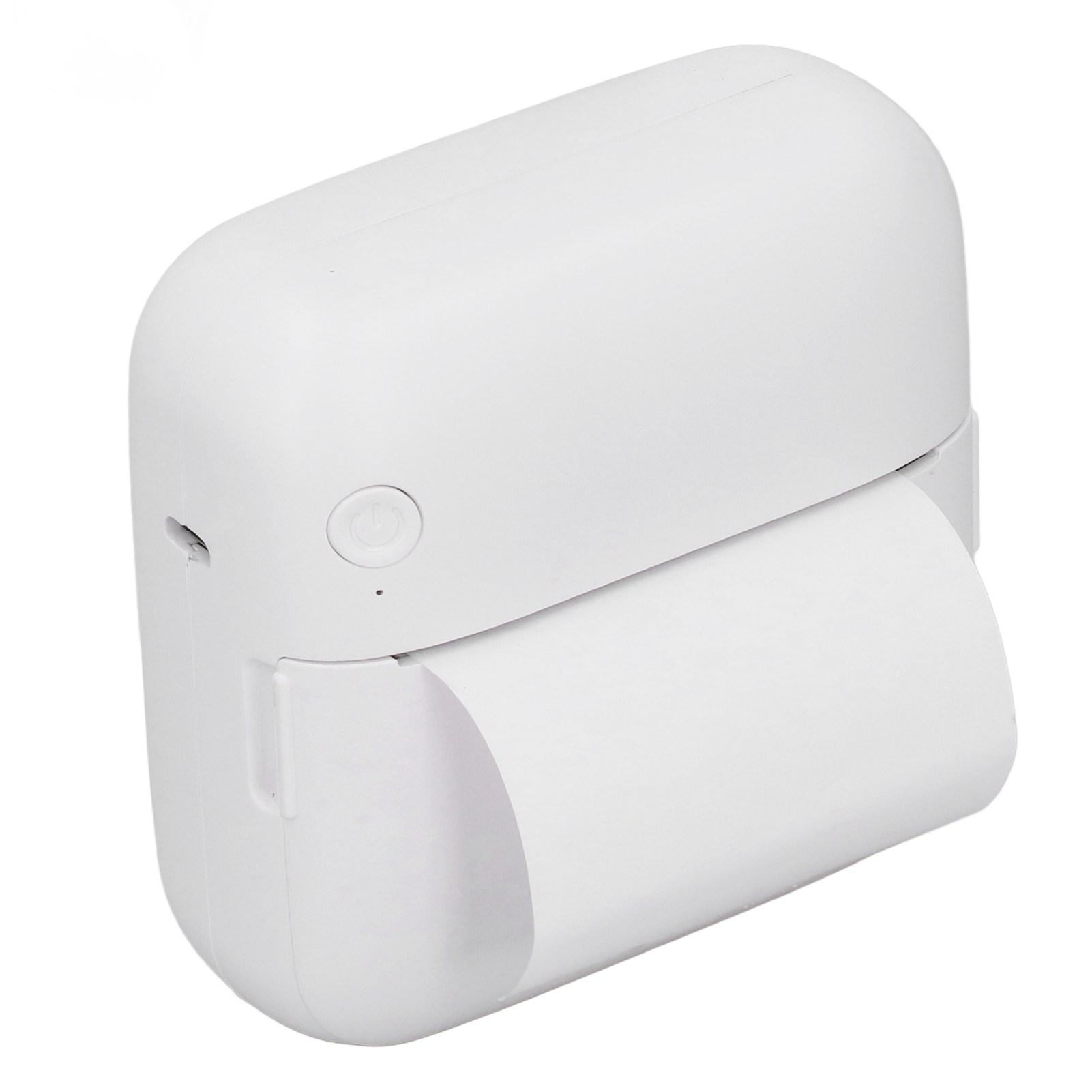 

Мини-принтер Белый Мини Карманный Принтер Bluetooth Термопринтер Этикеток для Фото Картинка Главная