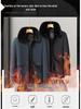 Men's Plus Size Business Casual Fleece-Lined Jacket with Detachable Fur Collar - 2025 Winter Collection