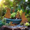 Easter Bunny Garden Stakes Bunny Garden Decor For Easter Animal Outdoor Decorations Multipurpose Lawn Supplies For Driveway