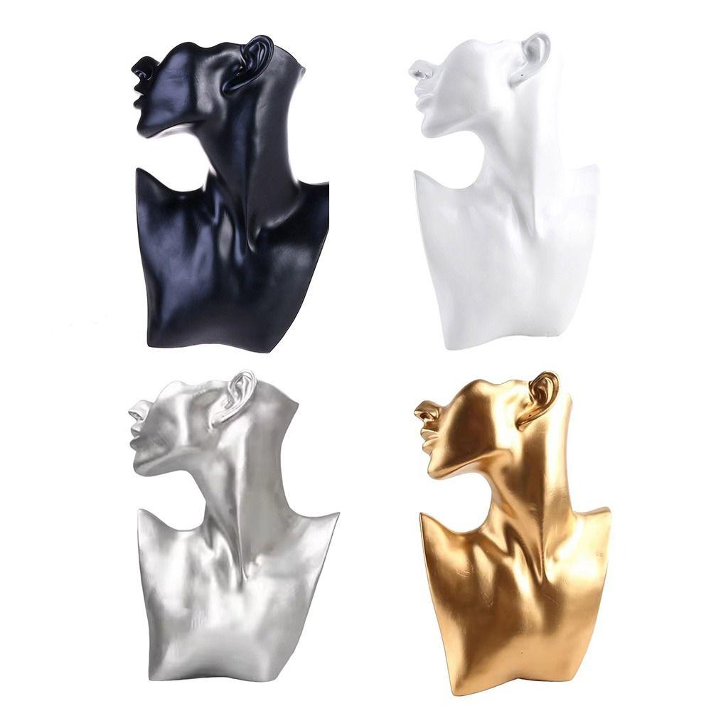 Side Face Mannequin Jewellery Storage Rack Holder Necklace Bracelets Earrings Holder