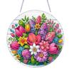 Acrylic Special Shape Flowers 5D DIY Diamond Painting Dots Pendant Rhinestone Diamond Art Pendants Diamond Painting Ornaments
