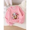 Unisex Crewneck Sweatshirt - Adorable Leopard Print Bubble Tea Cup, Machine Washable, Suitable for Spring And Autumn