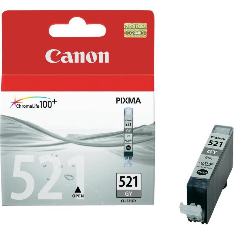 Canon CLI-521GY - 9 Ml - Ed - Originln - Inkoustov Zsobnk - Pro PIXMA MP980, MP990