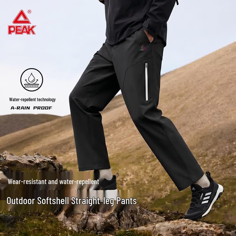 Peak Men s Outdoor Waterproof Straight-Leg Soft Shell Pants XL