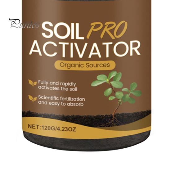 Soil Activator Powder Fertilizer Nutrient-Rich Plant Growth Booster Soil Activation Powder for Potting Mix Seedlings Compost Indoor Outdoor Plants
