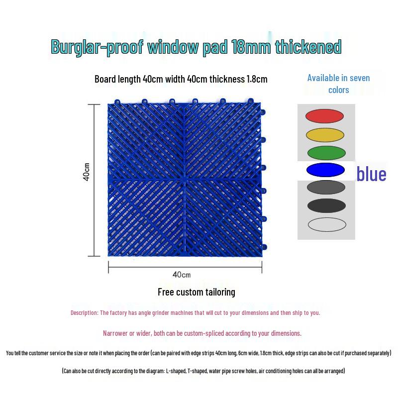 Bezpieczne zabezpieczenie parapetu i balkonu przed kradzieżą: Pogrubiona siatka ochronna i stojak na kwiaty