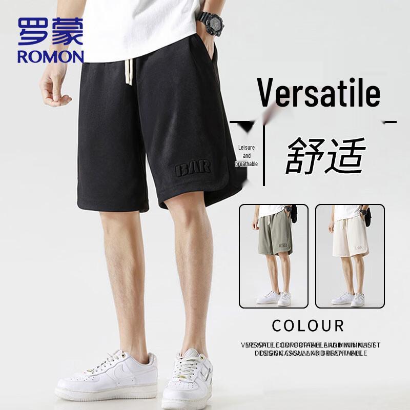 ROMON Men s Summer Loose Fit Casual Sports Shorts XL
