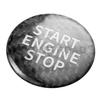 Engine Start Stop Push Button Cover Trim Carbon Fiber Compatible with BMW 3 8 Series X5 X7 G20 G28 G05 G07 G14 G15 G16,Black