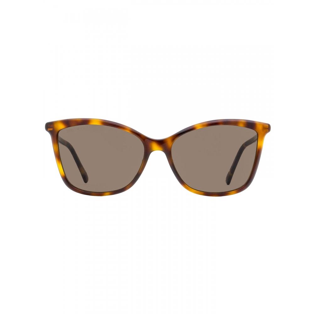 Jimmy Choo Women S RectanGular SunGlaSSeS Ba G S 08670 Havana Gold 56mm 08670