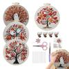 Halloween Embroidery Set Gothic Halloween Embroidery Beginner Kit Needlework Accessories For Holiday Costume Crafting Party