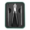 Precision Anti-Splash Ingrown Nail Clippers with Slanted Tip and Groove Repair.
