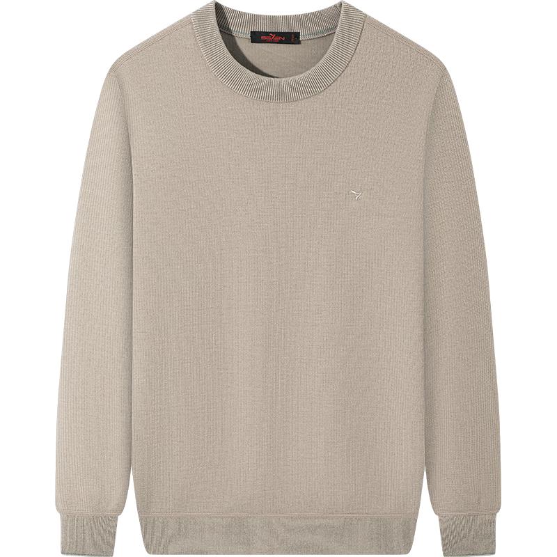 SEVEN Men's Fleece Lined Wool Blend Pullover Sweater