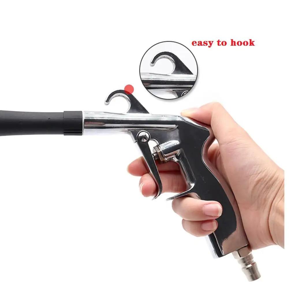 Car Cleaning Gun Stainless Steel Air Pulse High-pressure Cleaning Machine Car Interior Ceiling Seat Washing Tool accessories