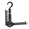 1pcs Multi-Functional Dual Hanger Folding Clothes Hanger Clothing Drying Rack